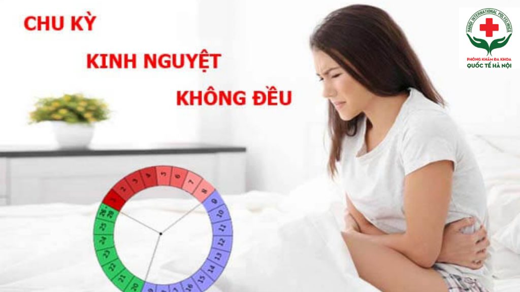 chu kỳ kinh nguyệt không đều