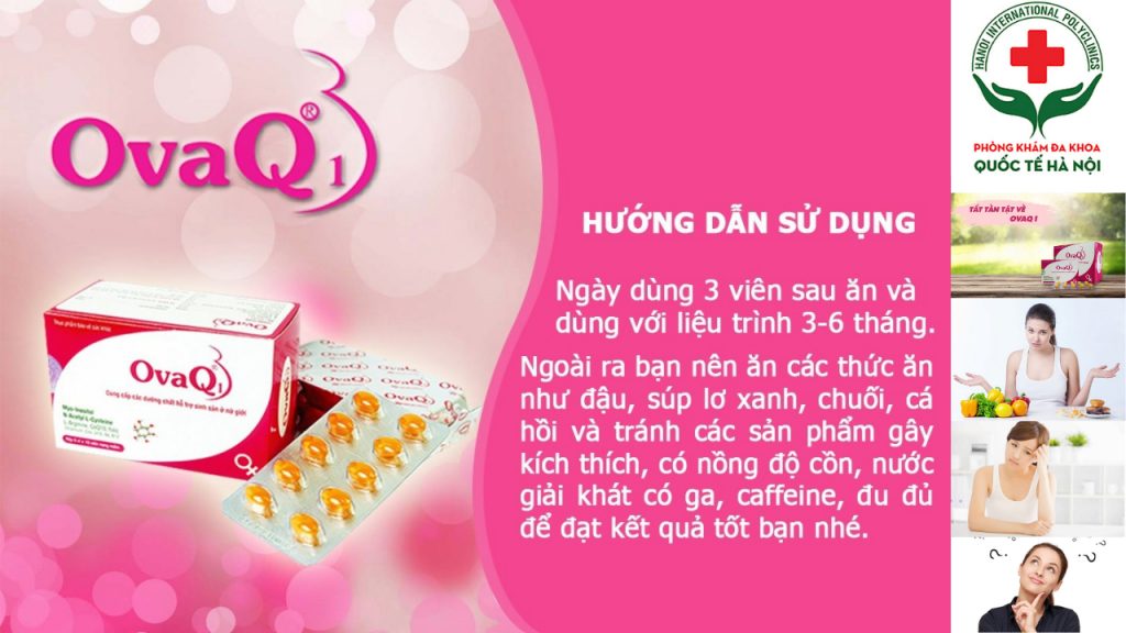 chữa kinh nguyệt kéo dài bằng ovaq1 để có con
