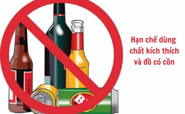 hạn chế chất kích thích